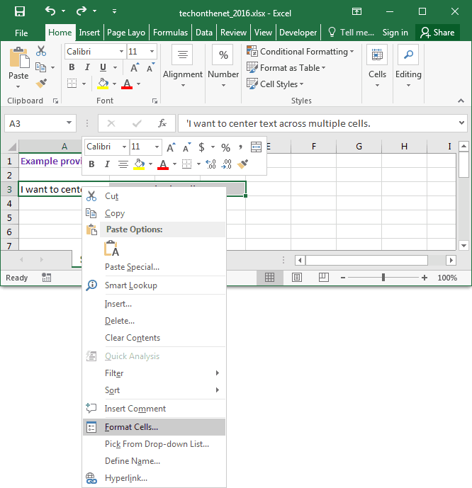 set up a table in excel 2016 for mac